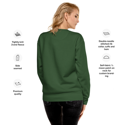 Michigan Upper Peninsula Sweatshirt (w/ UP USA Flag Outline) | Unisex Premium