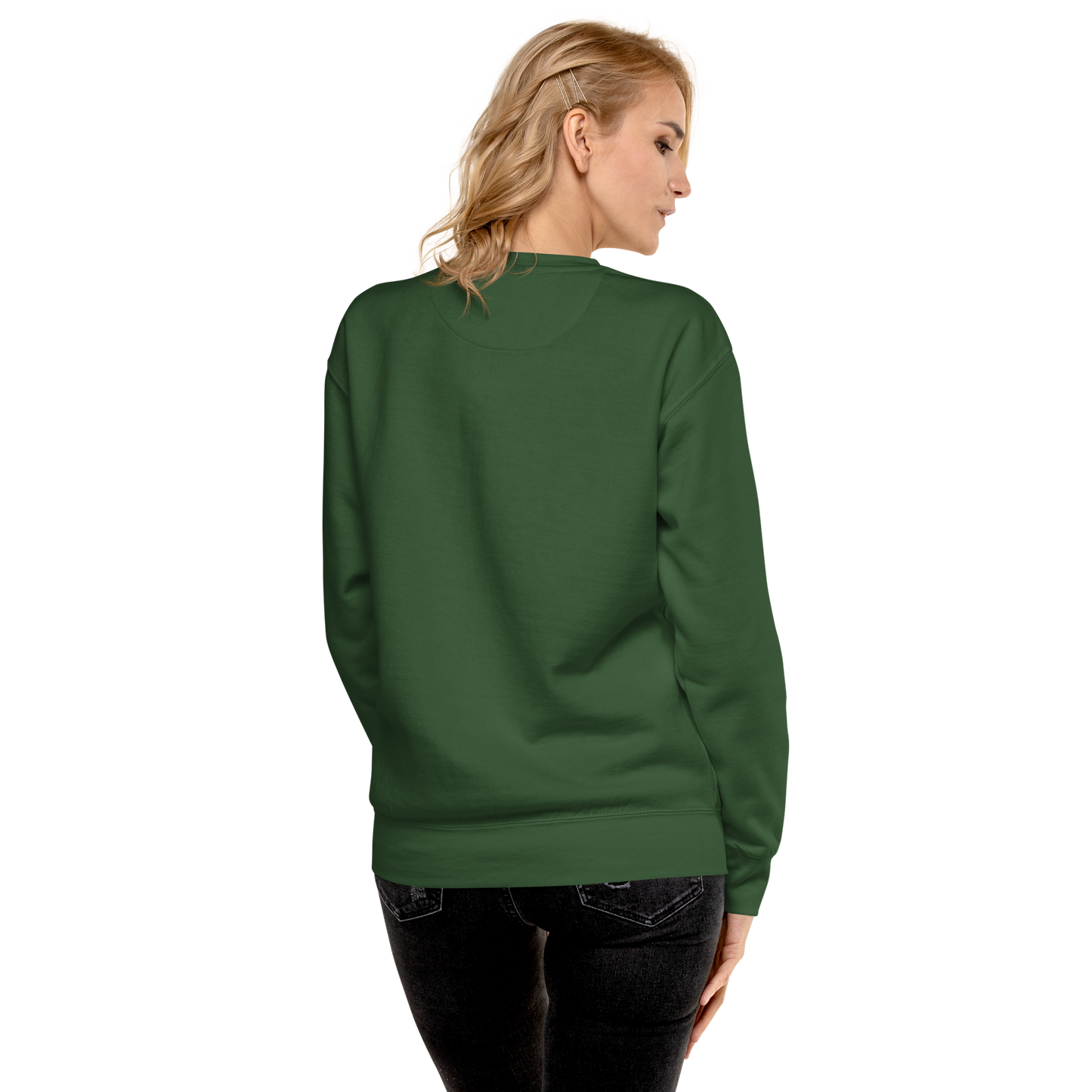 Michigan Upper Peninsula Sweatshirt (w/ Embroidered Gold UP Outline) | Unisex Premium