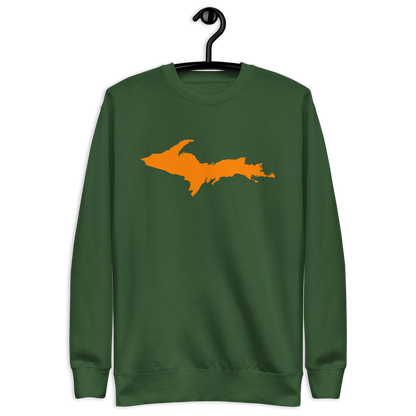 Michigan Upper Peninsula Sweatshirt (w/ Orange UP Outline) | Unisex Premium