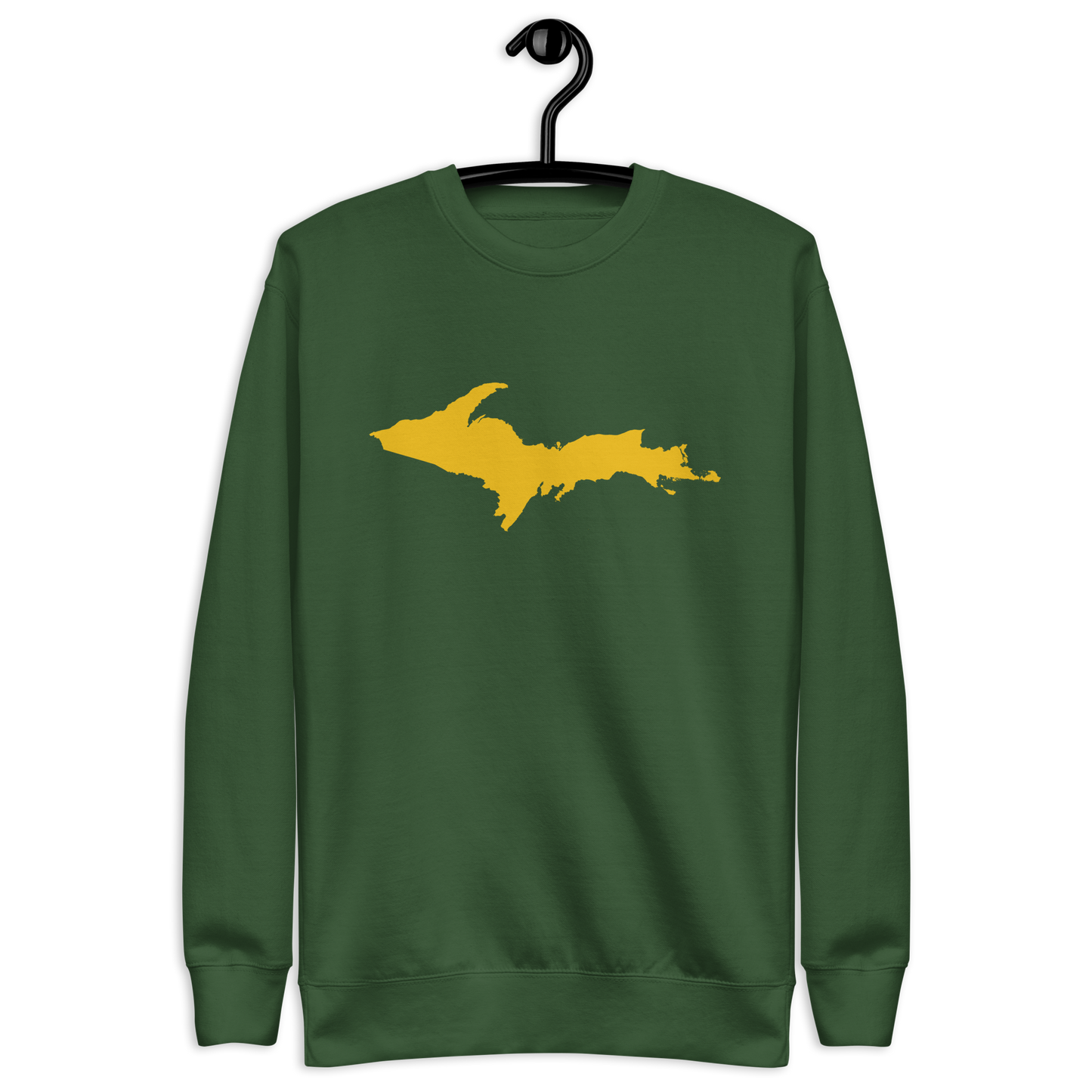 Michigan Upper Peninsula Sweatshirt (w/ Gold UP Outline) | Unisex Premium