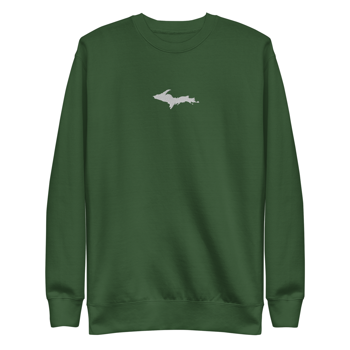 Michigan Upper Peninsula Sweatshirt (w/ Embroidered UP Outline) | Unisex Premium