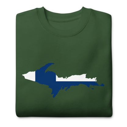 Michigan Upper Peninsula Sweatshirt (w/ UP Finland Outline) | Unisex Premium