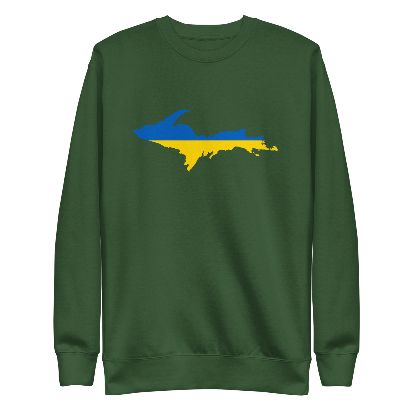 Michigan Upper Peninsula Sweatshirt (w/ UP Ukraine Outline) | Unsiex Premium