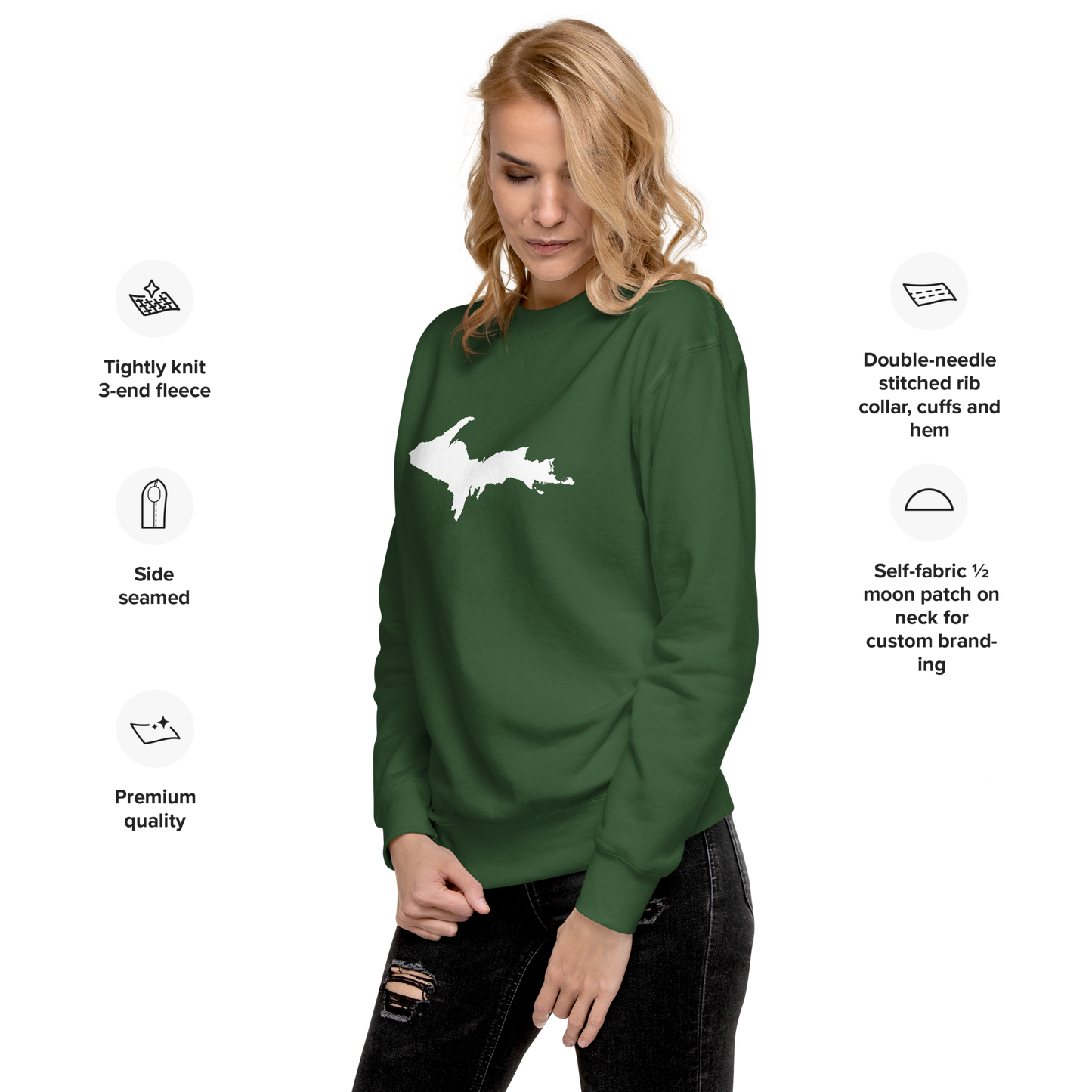 Michigan Upper Peninsula Sweatshirt | Unisex Premium