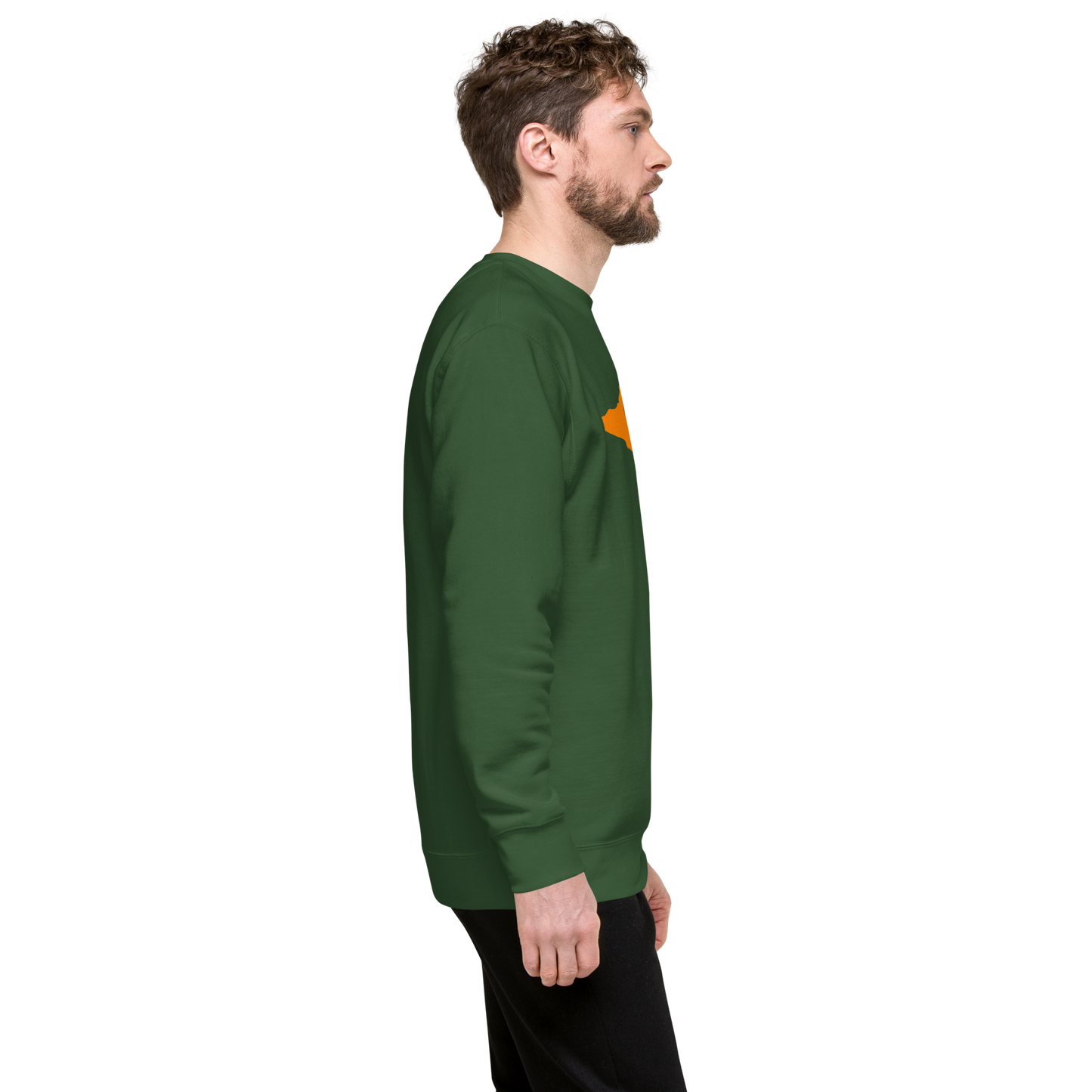 Michigan Upper Peninsula Sweatshirt (w/ Orange UP Outline) | Unisex Premium