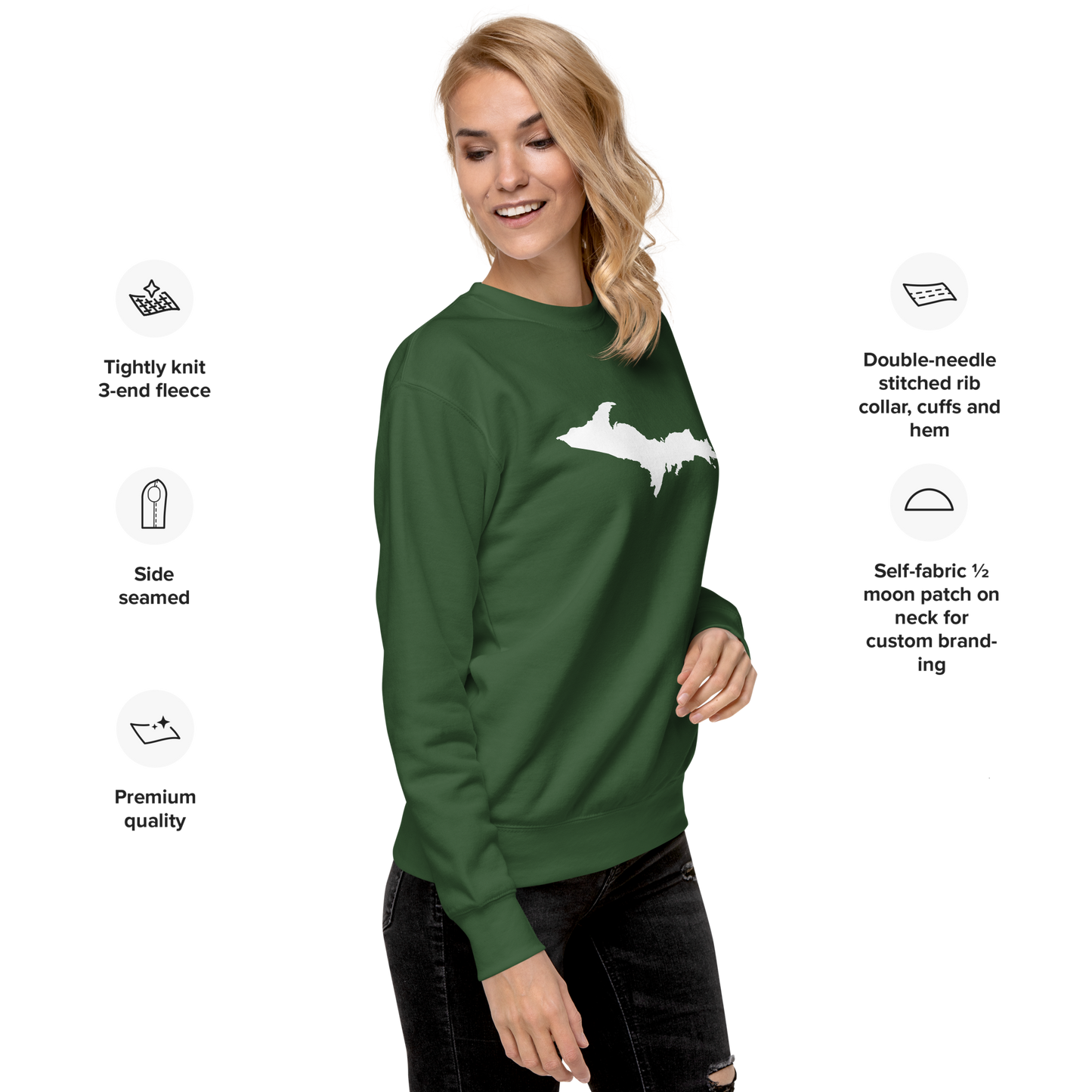 Michigan Upper Peninsula Sweatshirt | Unisex Premium