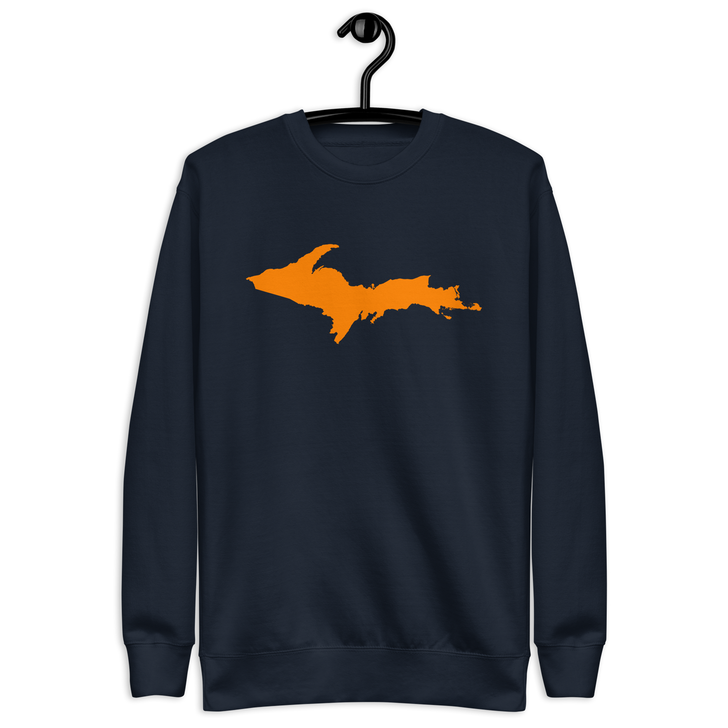 Michigan Upper Peninsula Sweatshirt (w/ Orange UP Outline) | Unisex Premium