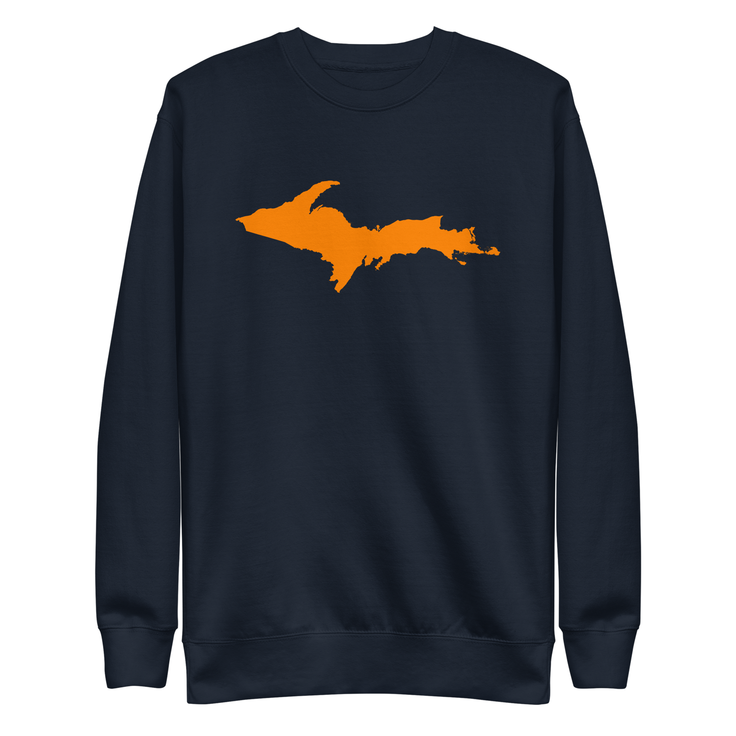 Michigan Upper Peninsula Sweatshirt (w/ Orange UP Outline) | Unisex Premium