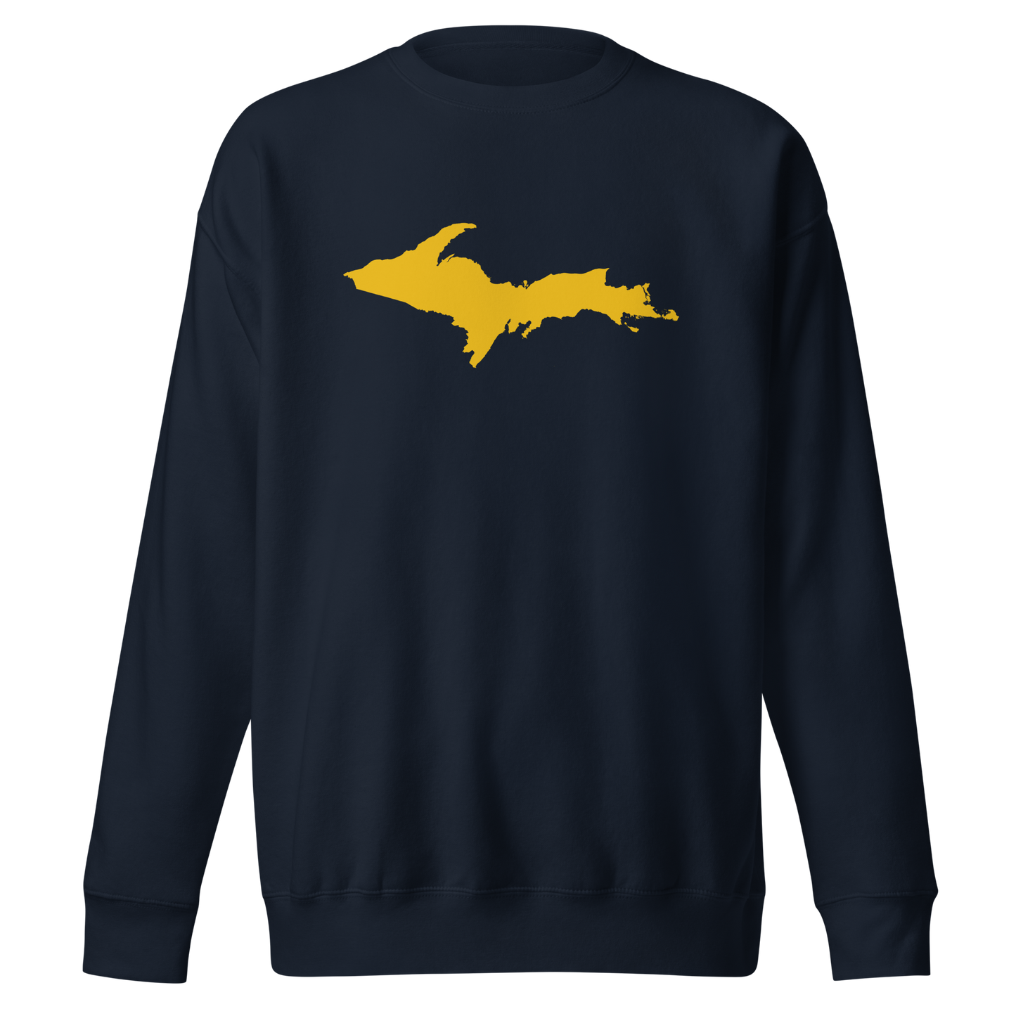 Michigan Upper Peninsula Sweatshirt (w/ Gold UP Outline) | Unisex Premium