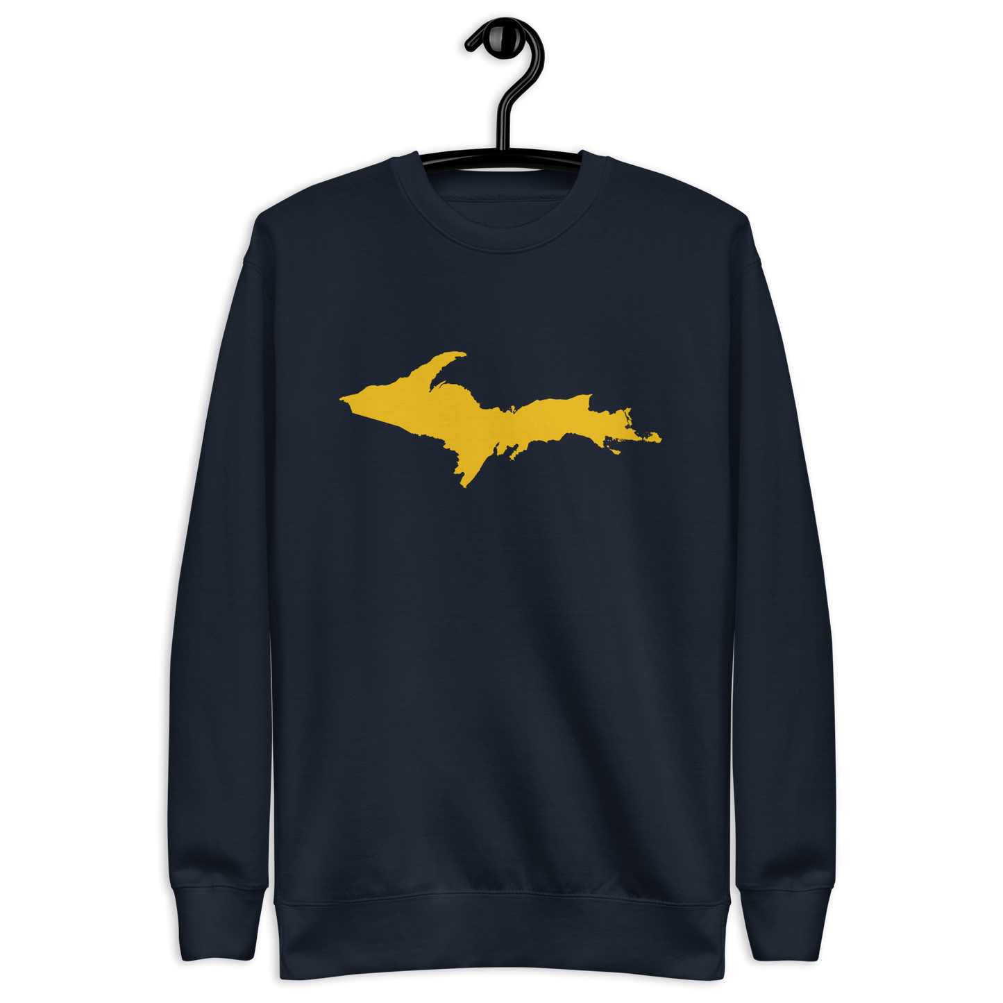 Michigan Upper Peninsula Sweatshirt (w/ Gold UP Outline) | Unisex Premium