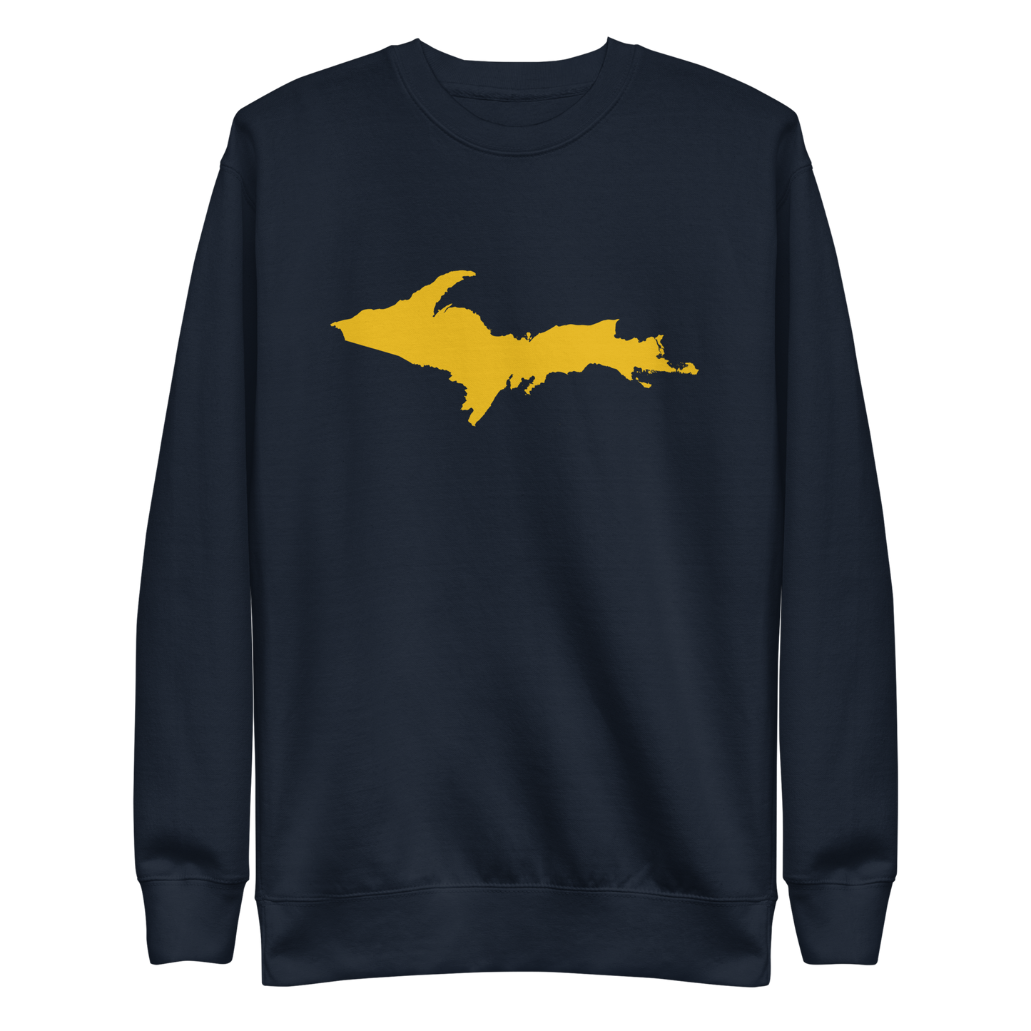 Michigan Upper Peninsula Sweatshirt (w/ Gold UP Outline) | Unisex Premium