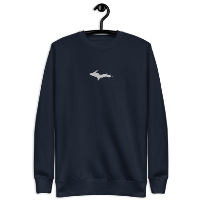 Michigan Upper Peninsula Sweatshirt (w/ Embroidered UP Outline) | Unisex Premium