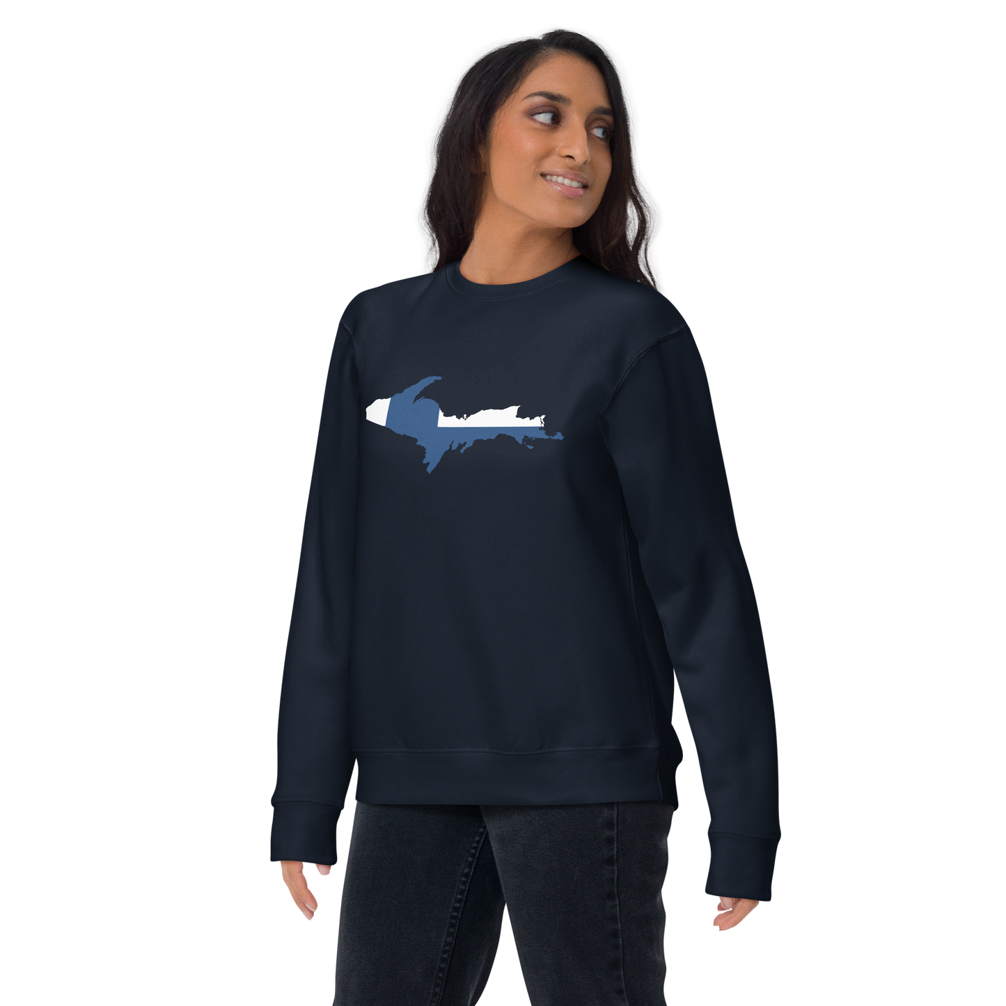 Michigan Upper Peninsula Sweatshirt (w/ UP Finland Outline) | Unisex Premium