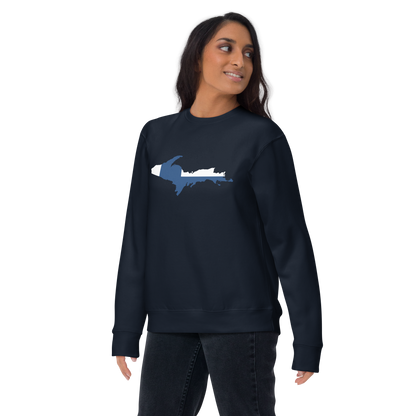 Michigan Upper Peninsula Sweatshirt (w/ UP Finland Outline) | Unisex Premium