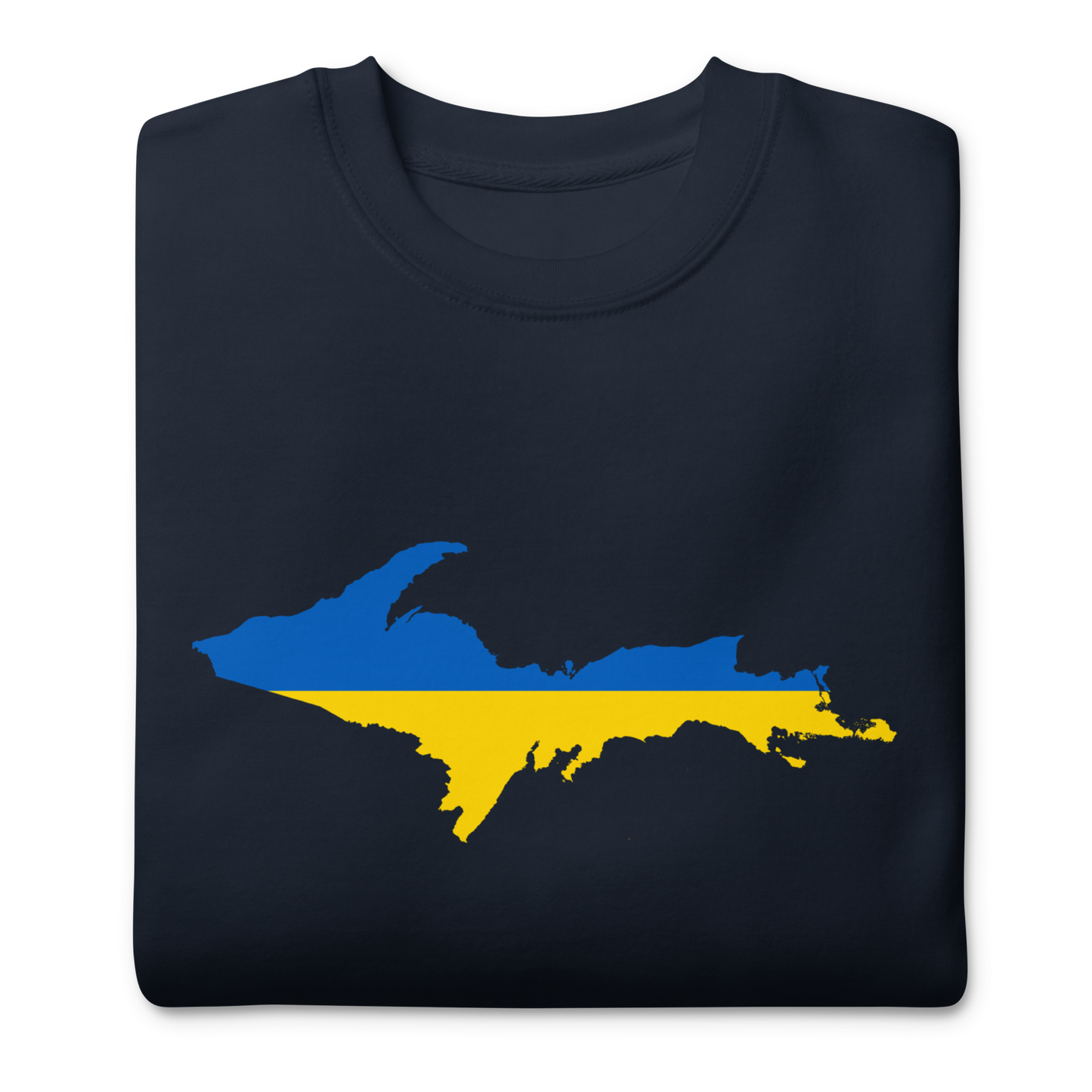 Michigan Upper Peninsula Sweatshirt (w/ UP Ukraine Outline) | Unsiex Premium