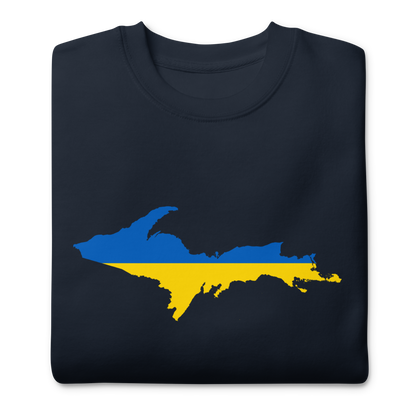 Michigan Upper Peninsula Sweatshirt (w/ UP Ukraine Outline) | Unsiex Premium