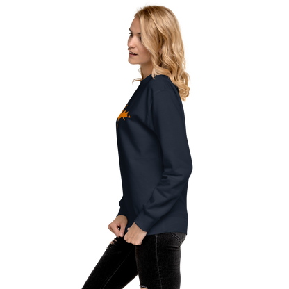 Michigan Upper Peninsula Sweatshirt (w/ Orange UP Outline) | Unisex Premium