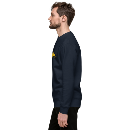 Michigan Upper Peninsula Sweatshirt (w/ Gold UP Outline) | Unisex Premium