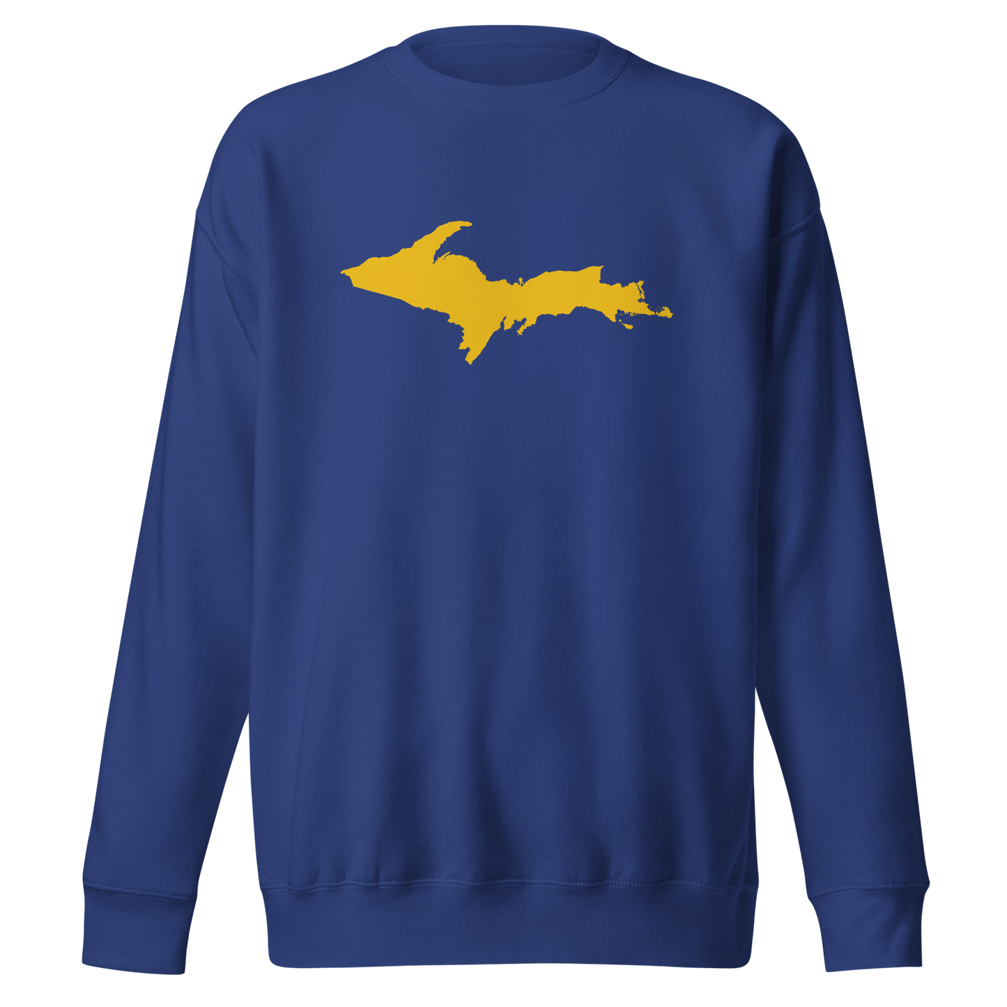 Michigan Upper Peninsula Sweatshirt (w/ Gold UP Outline) | Unisex Premium