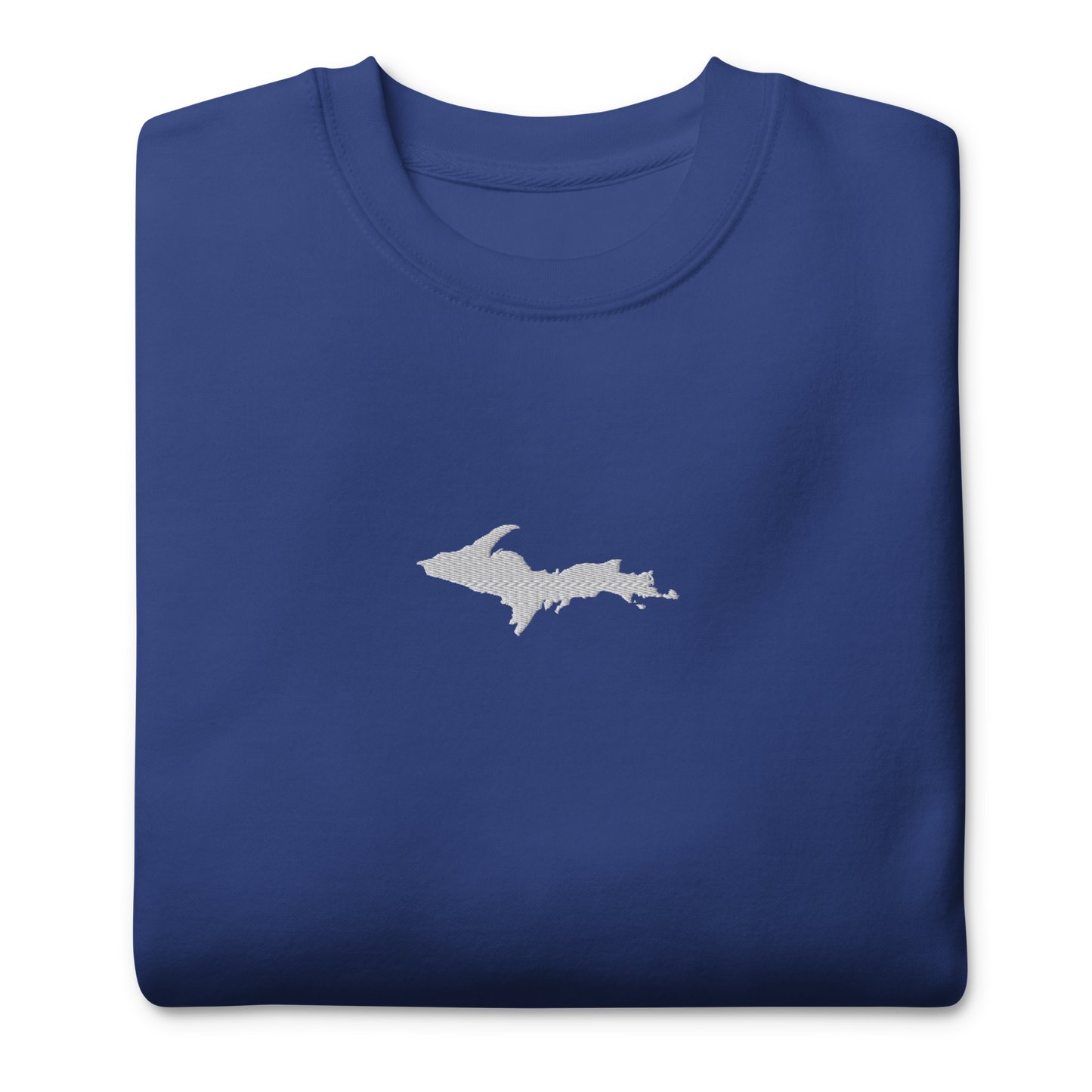 Michigan Upper Peninsula Sweatshirt (w/ Embroidered UP Outline) | Unisex Premium