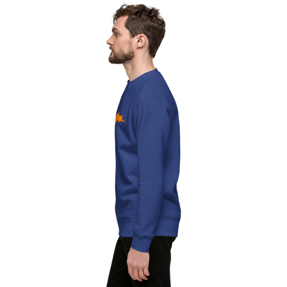 Michigan Upper Peninsula Sweatshirt (w/ Orange UP Outline) | Unisex Premium