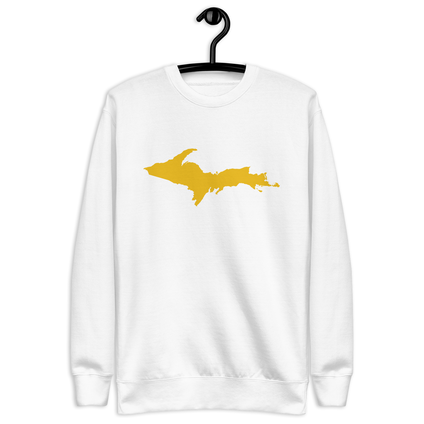 Michigan Upper Peninsula Sweatshirt (w/ Gold UP Outline) | Unisex Premium