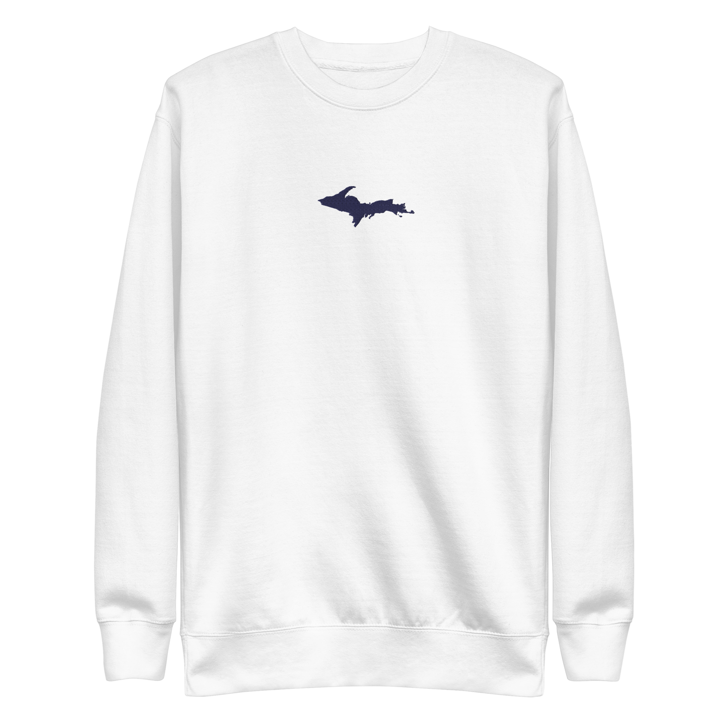 Michigan Upper Peninsula Sweatshirt (w/ Embroidered UP Outline) | Unisex Premium