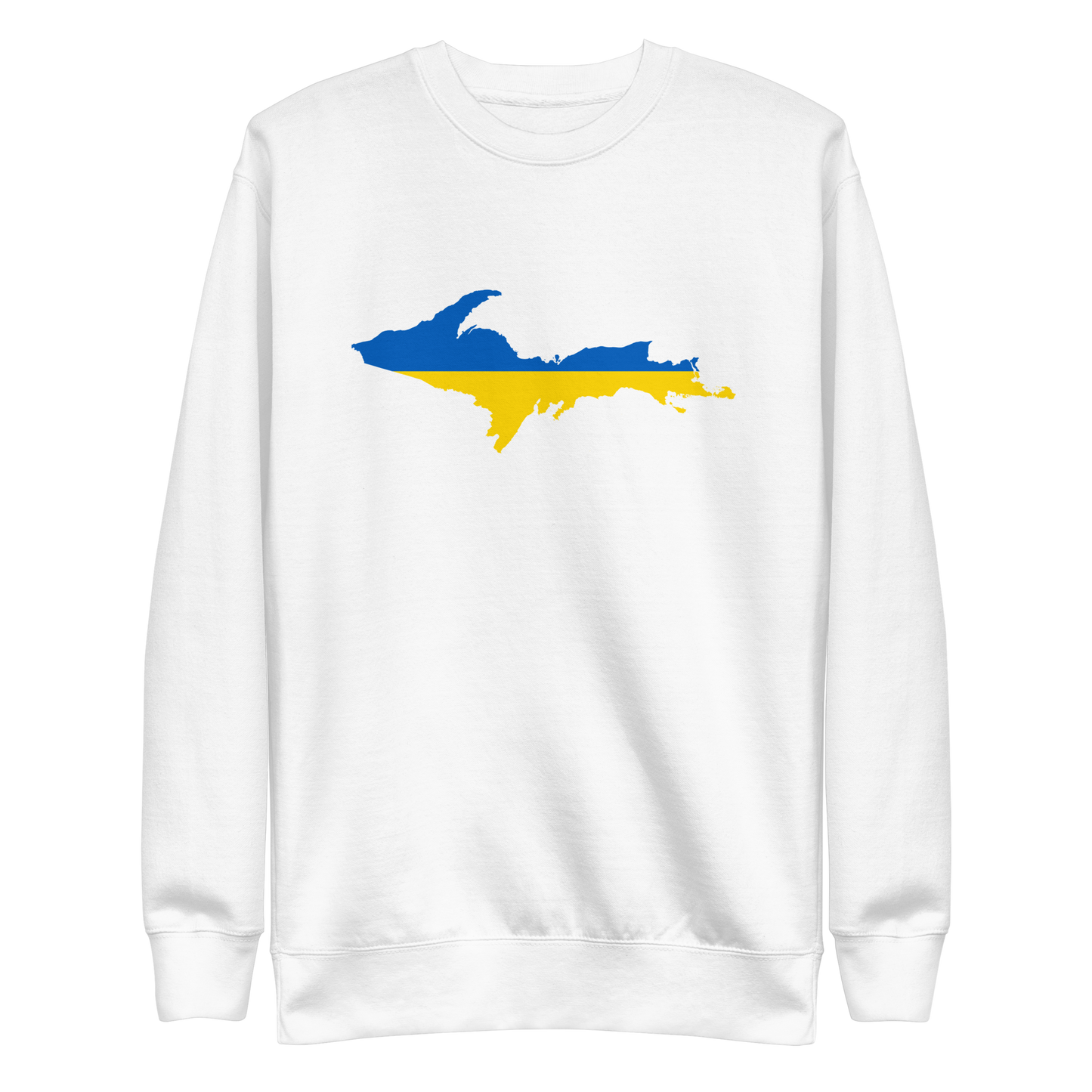 Michigan Upper Peninsula Sweatshirt (w/ UP Ukraine Outline) | Unsiex Premium