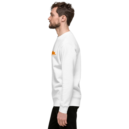 Michigan Upper Peninsula Sweatshirt (w/ Orange UP Outline) | Unisex Premium