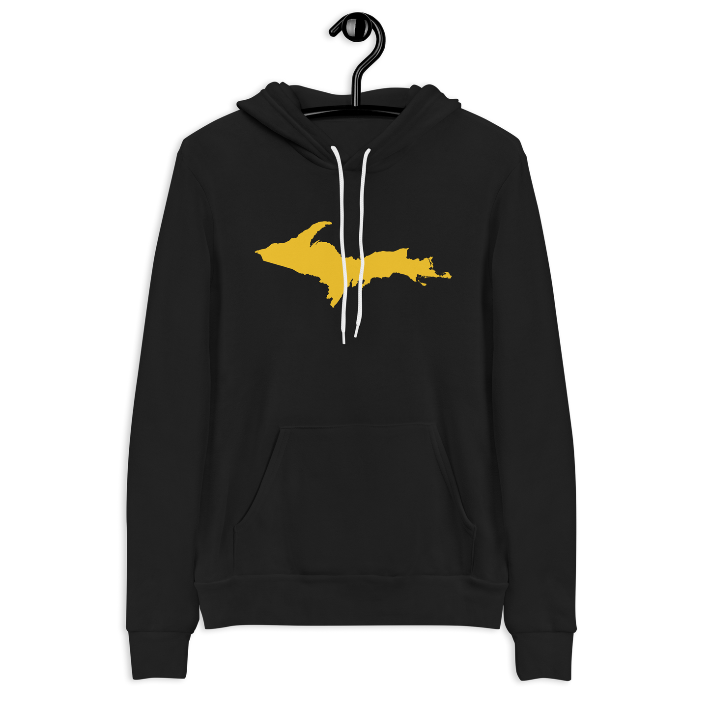 Michigan Upper Peninsula Hoodie (w/ Gold UP Outline) | Unisex Cloud Fleece