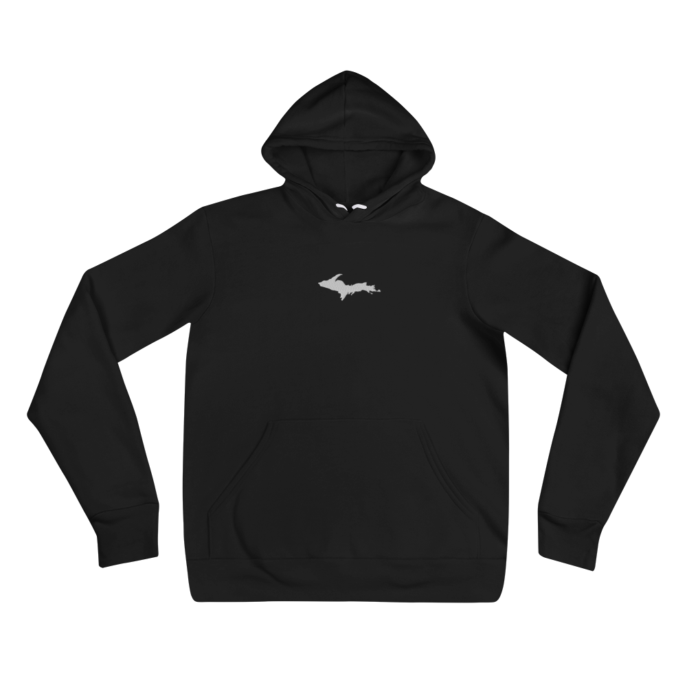 Michigan Upper Peninsula Hoodie (w/ Embroidered UP Outline) | Unisex Cloud Fleece