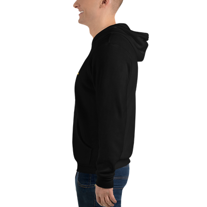 Michigan Upper Peninsula Hoodie (w/ Gold UP Outline) | Unisex Cloud Fleece