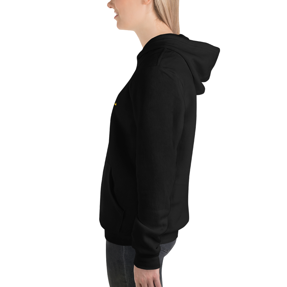 Michigan Upper Peninsula Hoodie (w/ Gold UP Outline) | Unisex Cloud Fleece