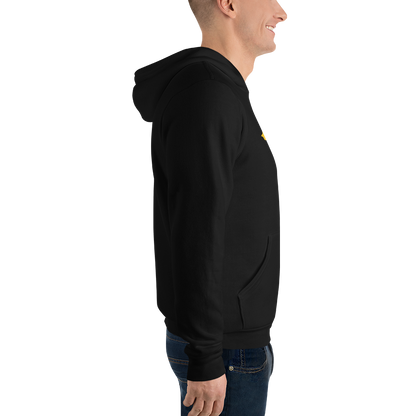 Michigan Upper Peninsula Hoodie (w/ Gold UP Outline) | Unisex Cloud Fleece