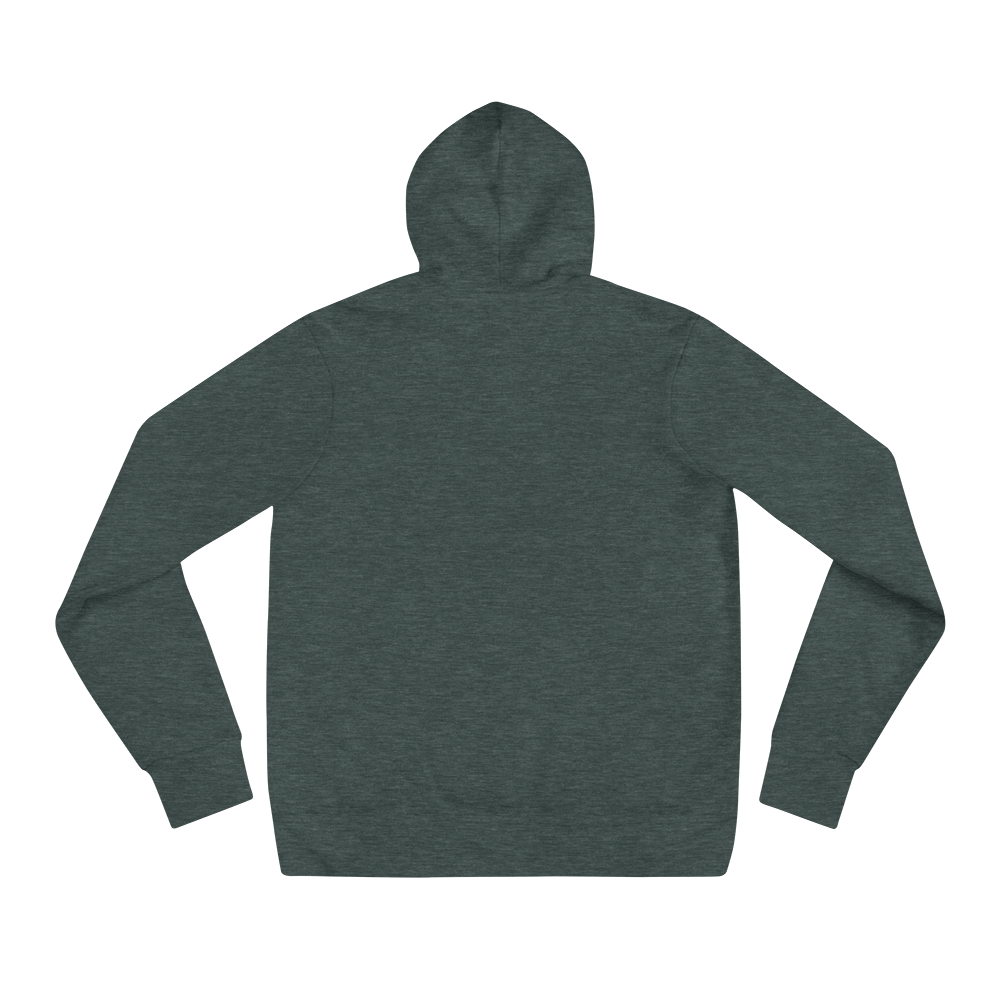 Michigan Upper Peninsula Hoodie (w/ UP MI USA Flag Outline) | Unisex Cloud Fleece