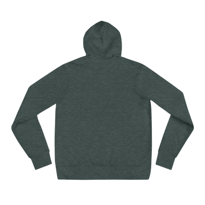 Michigan Upper Peninsula Hoodie (w/ UP MI USA Flag Outline) | Unisex Cloud Fleece