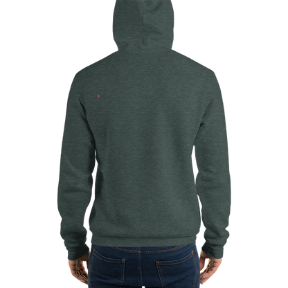 Michigan Upper Peninsula Hoodie (w/ UP MI USA Flag Outline) | Unisex Cloud Fleece