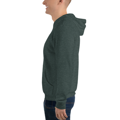 Michigan Upper Peninsula Hoodie (w/ Embroidered UP Outline) | Unisex Cloud Fleece