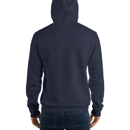 Michigan Upper Peninsula Hoodie (w/ Azure UP Outline) | Unisex Cloud Fleece