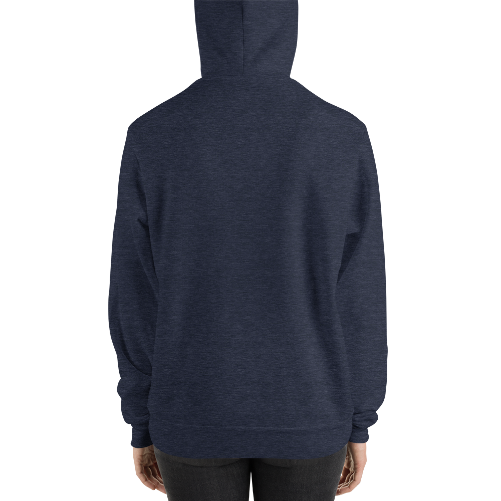 Michigan Upper Peninsula Hoodie (w/ UP MI USA Flag Outline) | Unisex Cloud Fleece