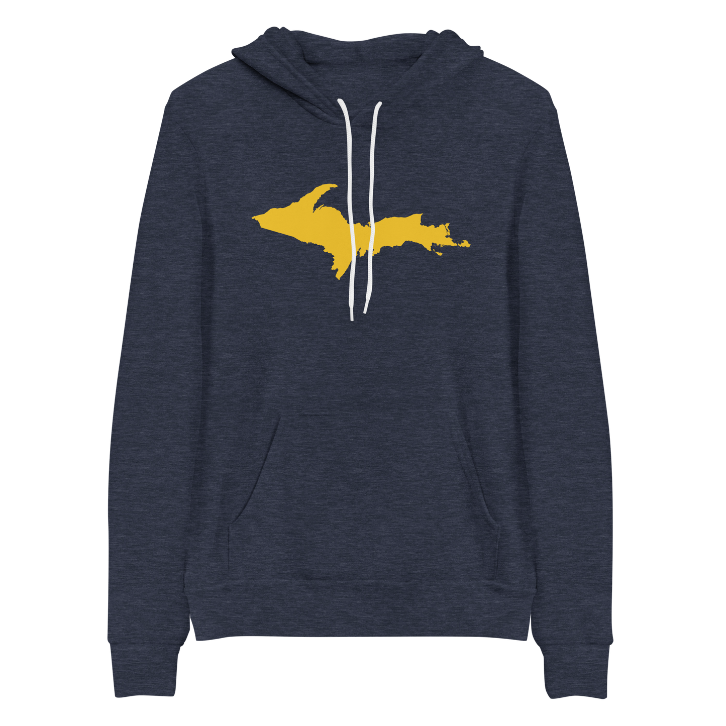 Michigan Upper Peninsula Hoodie (w/ Gold UP Outline) | Unisex Cloud Fleece