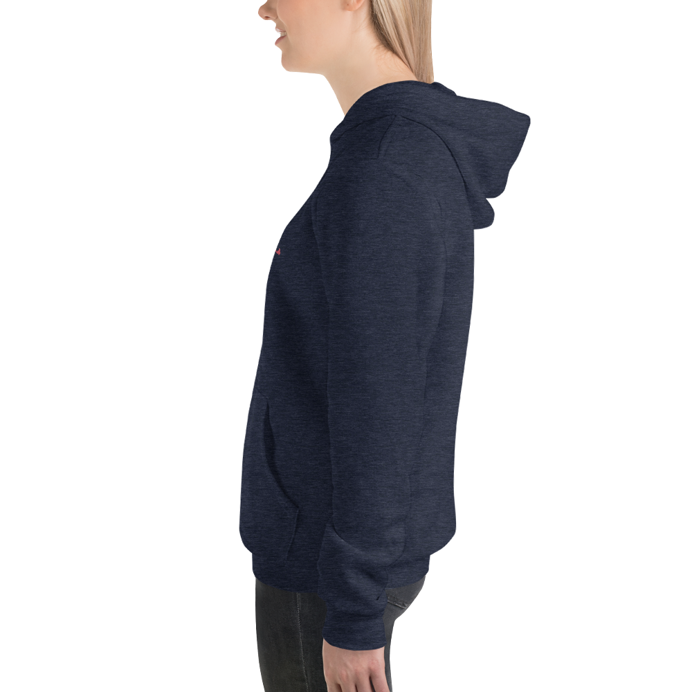 Michigan Upper Peninsula Hoodie (w/ UP MI USA Flag Outline) | Unisex Cloud Fleece