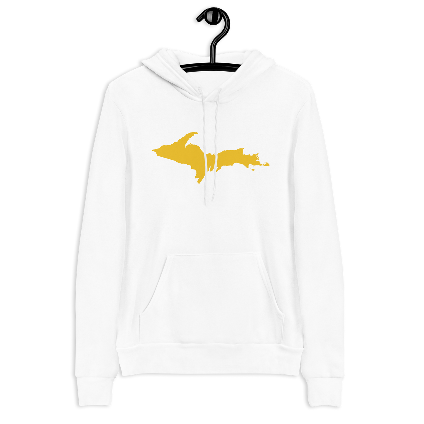 Michigan Upper Peninsula Hoodie (w/ Gold UP Outline) | Unisex Cloud Fleece