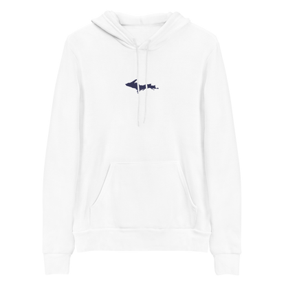 Michigan Upper Peninsula Hoodie (w/ Embroidered UP Outline) | Unisex Cloud Fleece