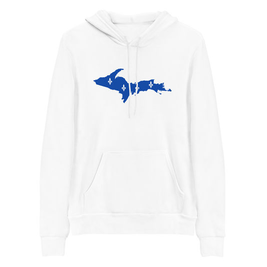 Michigan Upper Peninsula Hoodie (w/ UP Quebec Flag Outline) | Unisex Cloud Fleece