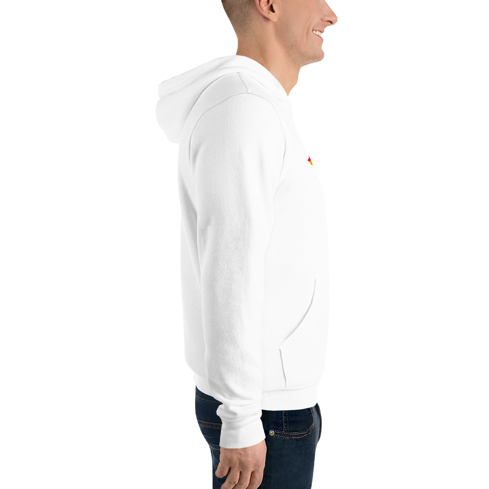 Michigan Upper Peninsula Hoodie (w/ UP Pride Flag Outline) | Unisex Cloud Fleece