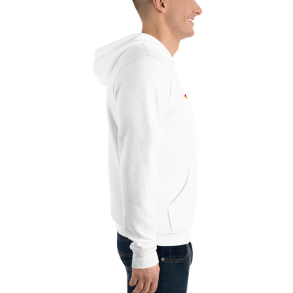 Michigan Upper Peninsula Hoodie (w/ UP Pride Flag Outline) | Unisex Cloud Fleece