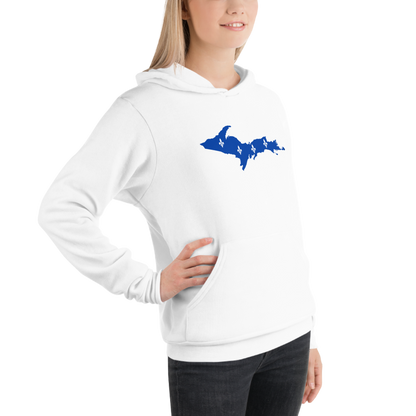 Michigan Upper Peninsula Hoodie (w/ UP Quebec Flag Outline) | Unisex Cloud Fleece