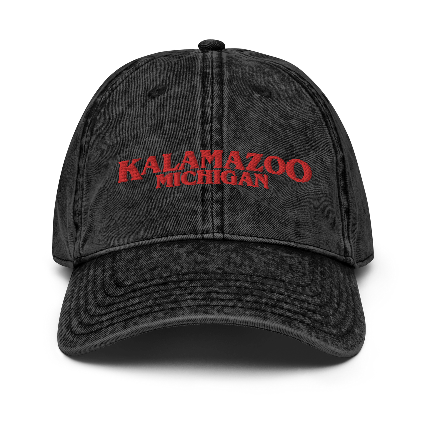 'Kalamazoo Michigan' Vintage Baseball Cap (1980s Drama Parody)