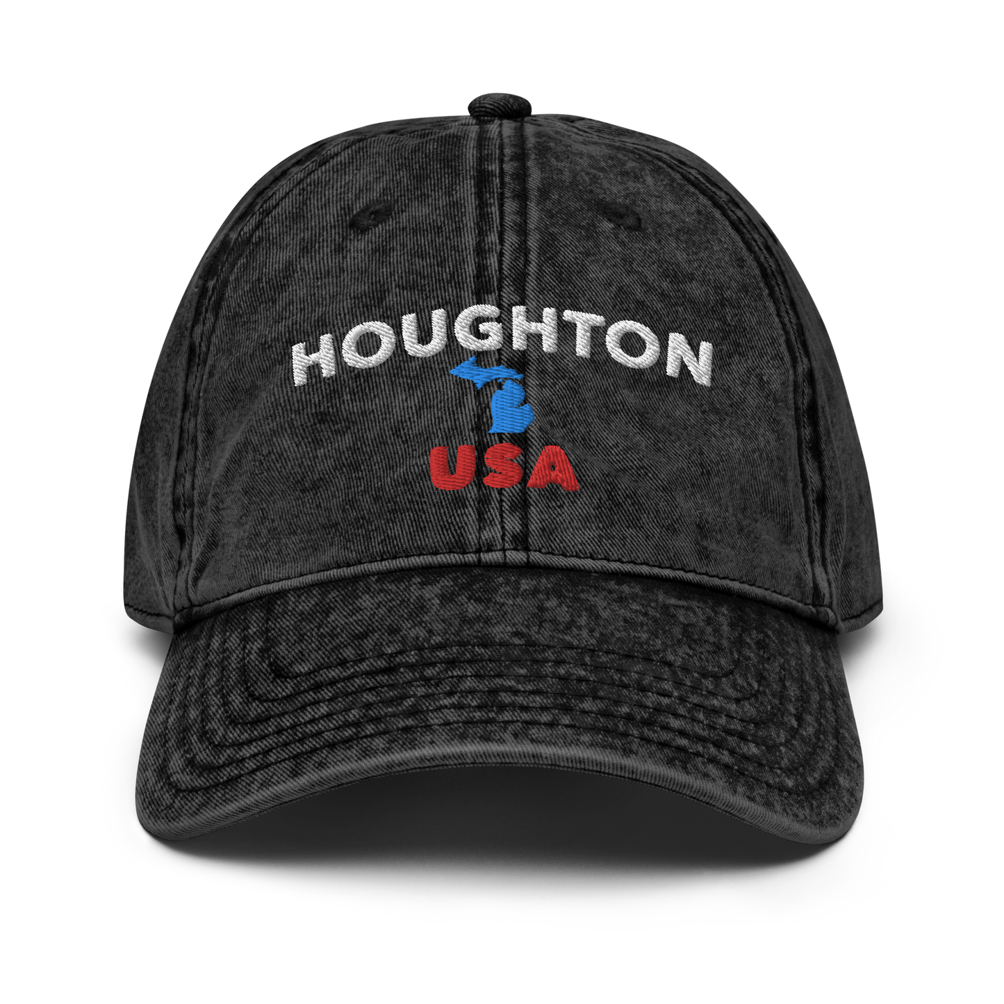 'Houghton USA' Vintage Baseball Cap (w/ Baseball Cap)